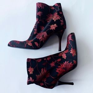 BALLY | floral heeled booties